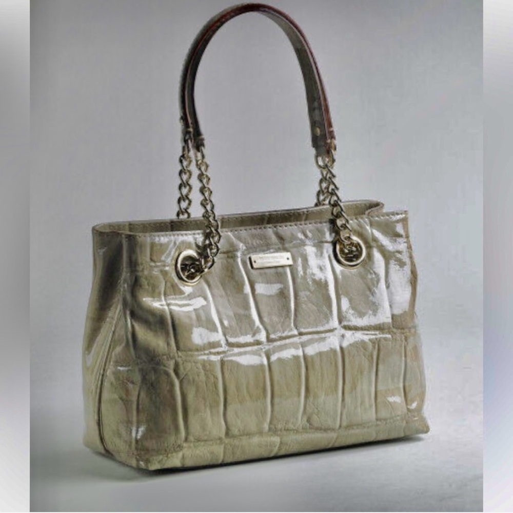 Kate Spade Knightsbridge Helena PXRU2806
Handbag Olive Green PATENT LEATHER!